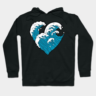 Wave Heart Hoodie